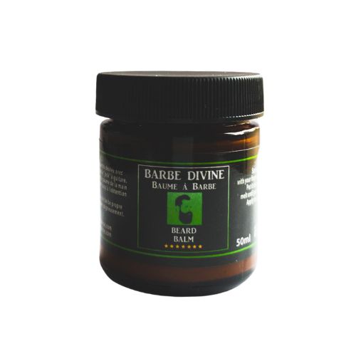Pot de baume à barbe L'ORIGINAL - 50 ml, soin hydratant avec finition lustrée et parfum boisé de lime.