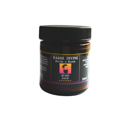Pot de baume à barbe SUNRISE - 50 ml, soin hydratant avec finition lustrée et parfum frais d'été.