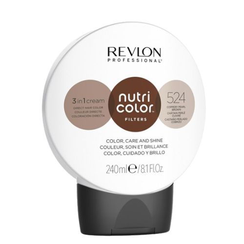 REVLON nutri color copper pearl brown 524