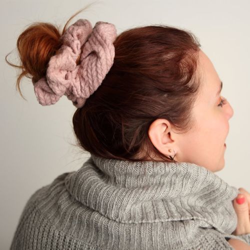 CHOUCHOU rose flanelle