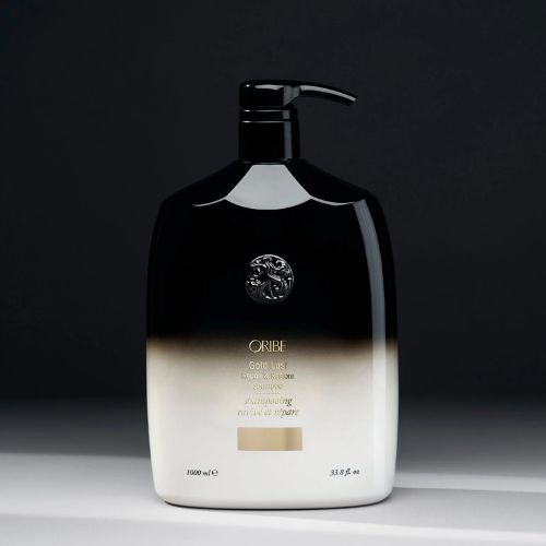 ORIBE Gold Lust shampoo revives and repairs