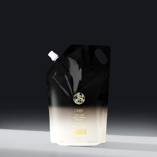 ORIBE Gold Lust shampoo revives and repairs