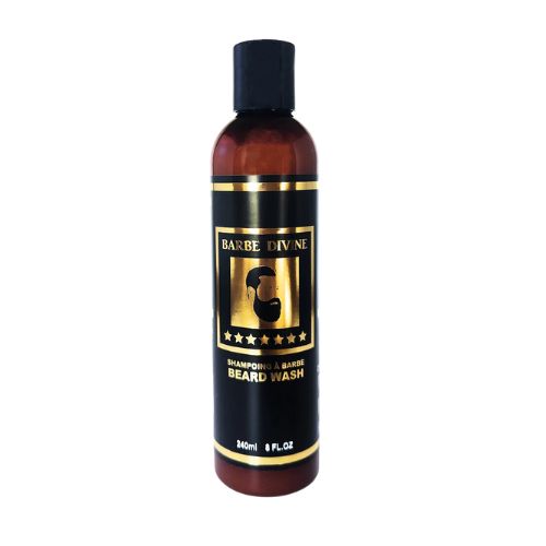 Shampoing à barbe HAVANA 240 ml avec formule naturelle et hydratante pour un soin complet de la barbe.
