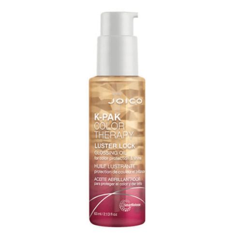 Huile protectrice.  Apporte beaucoup de lustre.  Protège contre l'affadissement de la coloration et les dommages.  Chevelure plus brillante et d'allure saine.