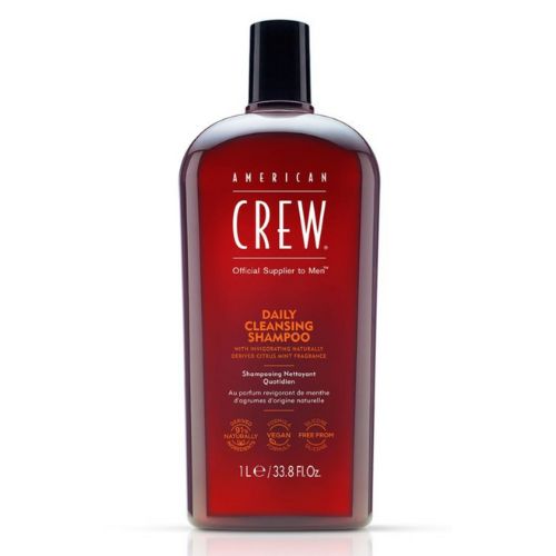 Shampoing nettoyant quotidien sans silicone. Enrichi en vitamine B5 pour hydrater. Formule végétalienne non desséchante Élimine l'excès d'huile Laisse les cheveux faciles à coiffer, sains et plus doux Infusé du parfum signature certifié American Crew Citrus Mint  Idéal pour les hommes ayant les cheveux et le cuir chevelu normaux à g